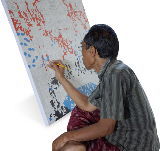 屈指の人気作家ソキが描く思い出のバリ島 バリ絵画専門サイト バリアートショールーム