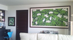 ブログ１９５_バリ絵画のあるお部屋